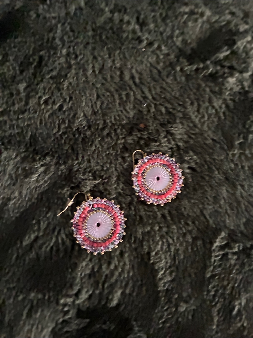 Seed beads earrings